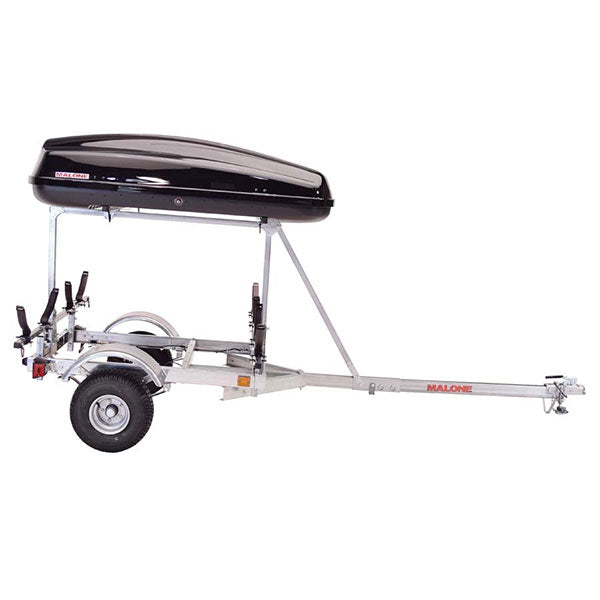 Malone LowMax 2 Kayak w/ Cargo Box Trailer Package - MPG596TR