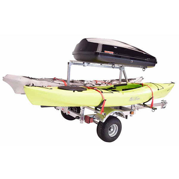 Malone LowMax 2 Kayak w/ Cargo Box Trailer Package - MPG596TR