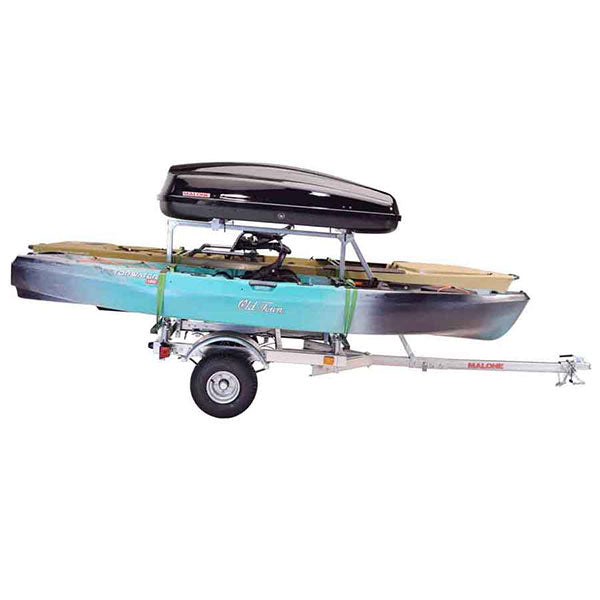 Malone LowMax 2 Kayak w/ Cargo Box Trailer Package - MPG596TR