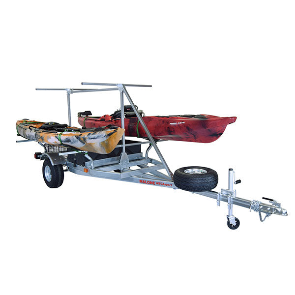 Malone MegaSport 2 Boat w/ Storage & 2nd Tier Trailer Package - MPG550-TM