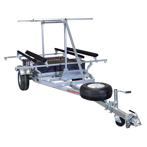 Malone MegaSport 2 Boat w/ Storage & 2nd Tier Trailer Package - MPG550-TM