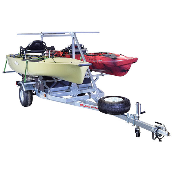 Malone MegaSport 2 Boat w/ Storage & 2nd Tier Trailer Package - MPG550-TM