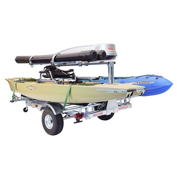 Malone MegaSport LowBed w/ Tier Kayak Trailer Package - MPG550-LBM