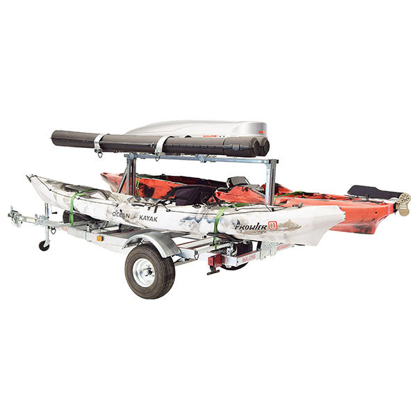 Malone MegaSport LowBed w/ Tier Kayak Trailer Package - MPG550-LBM