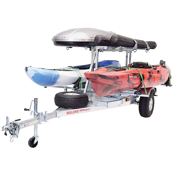 Malone MegaSport LowBed w/ Tier Kayak Trailer Package - MPG550-LBM