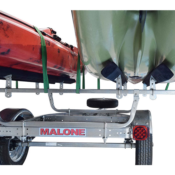 Malone MicroSport 2 Kayak Spare Tire Trailer Package - MPG461GS with MPG496