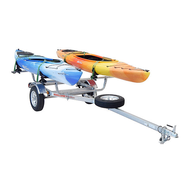 Malone MicroSport 2 Kayak Spare Tire Trailer Package - MPG461GS with MPG496