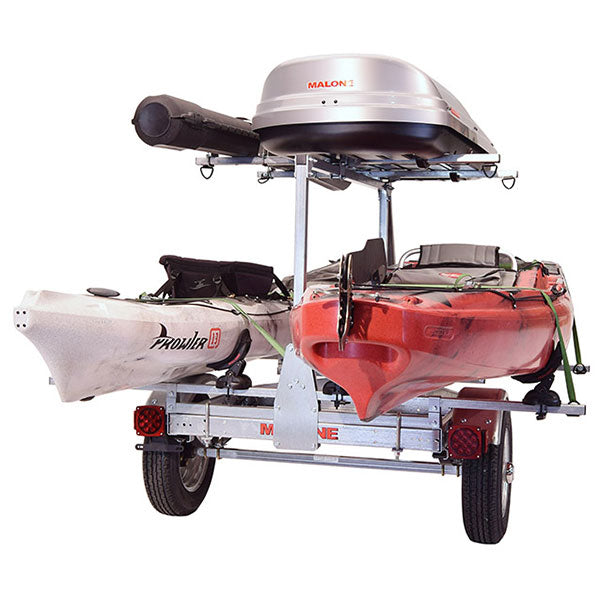 Malone MicroSport LowBed 2 Kayak w/ 2nd Tier Trailer Package - MPG464-LBTM