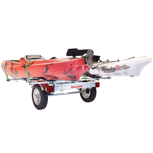 Malone MicroSport LowBed 2 Kayak Spare Tire Trailer Package - MPG464-LBM