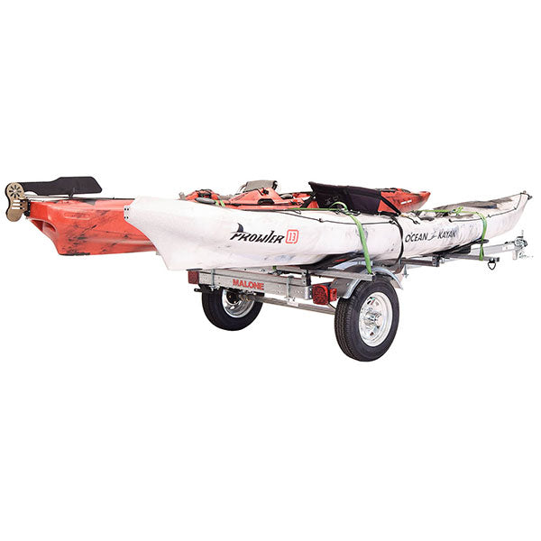 Malone MicroSport LowBed 2 Kayak Spare Tire Trailer Package - MPG464-LBM