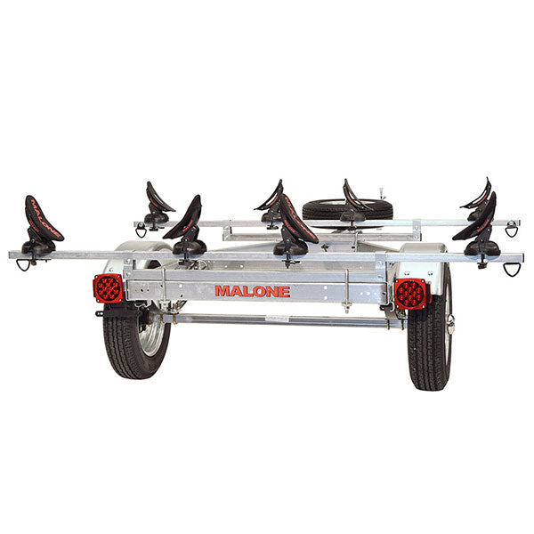 Malone MicroSport LowBed 2 Kayak Spare Tire Trailer Package - MPG464-LBM