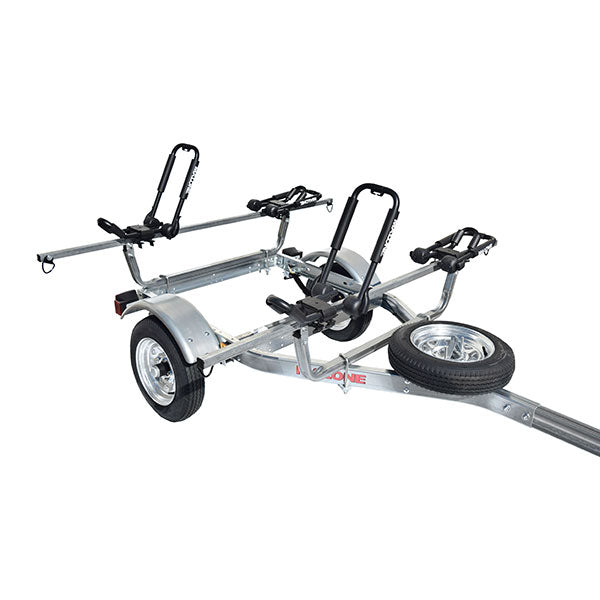 Malone MicroSport 2 Kayak Spare Tire Trailer Package - MPG461GS with MPG496