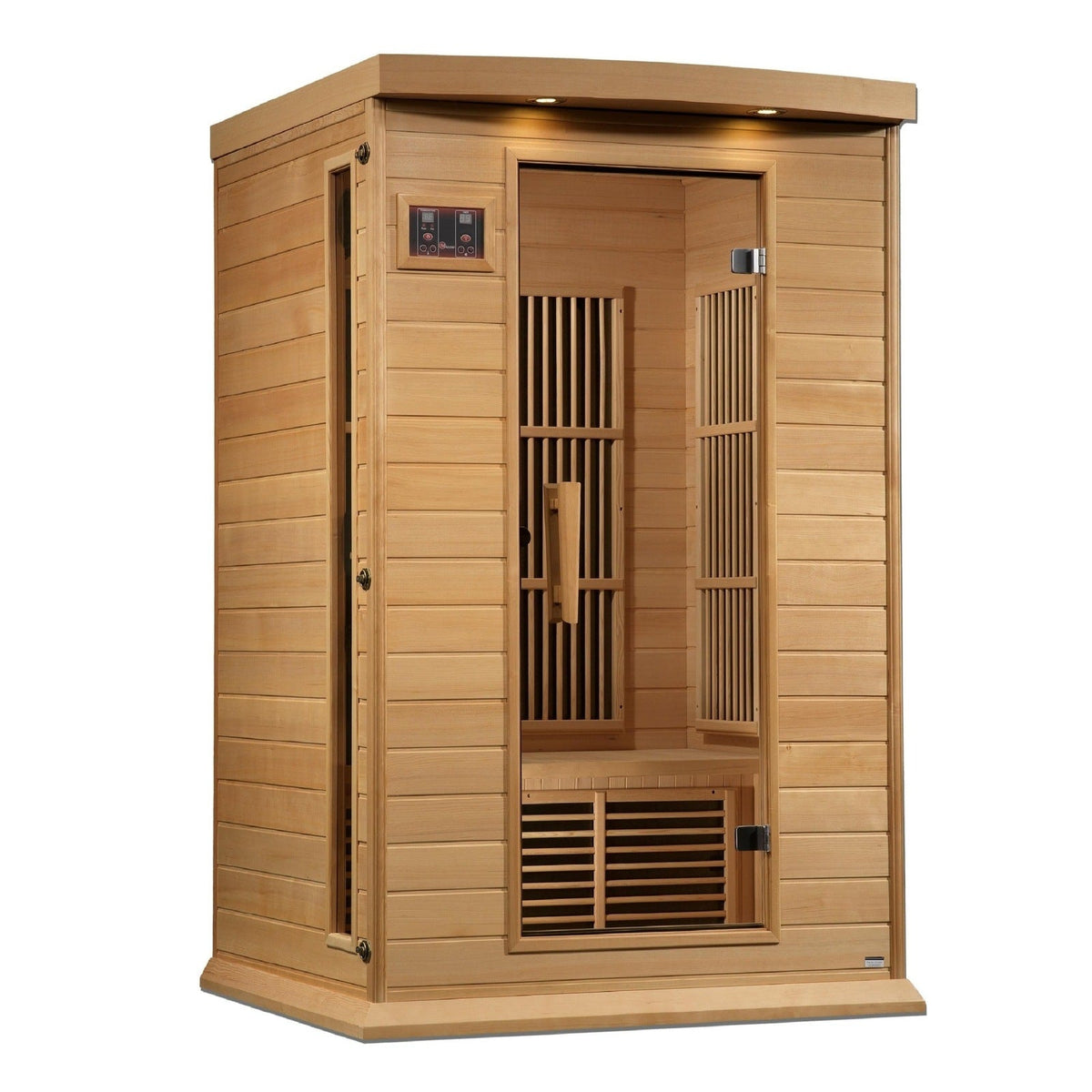 Maxxus 2-Person Low EMF Under 8MG FAR Infrared Sauna Canadian Hemlock