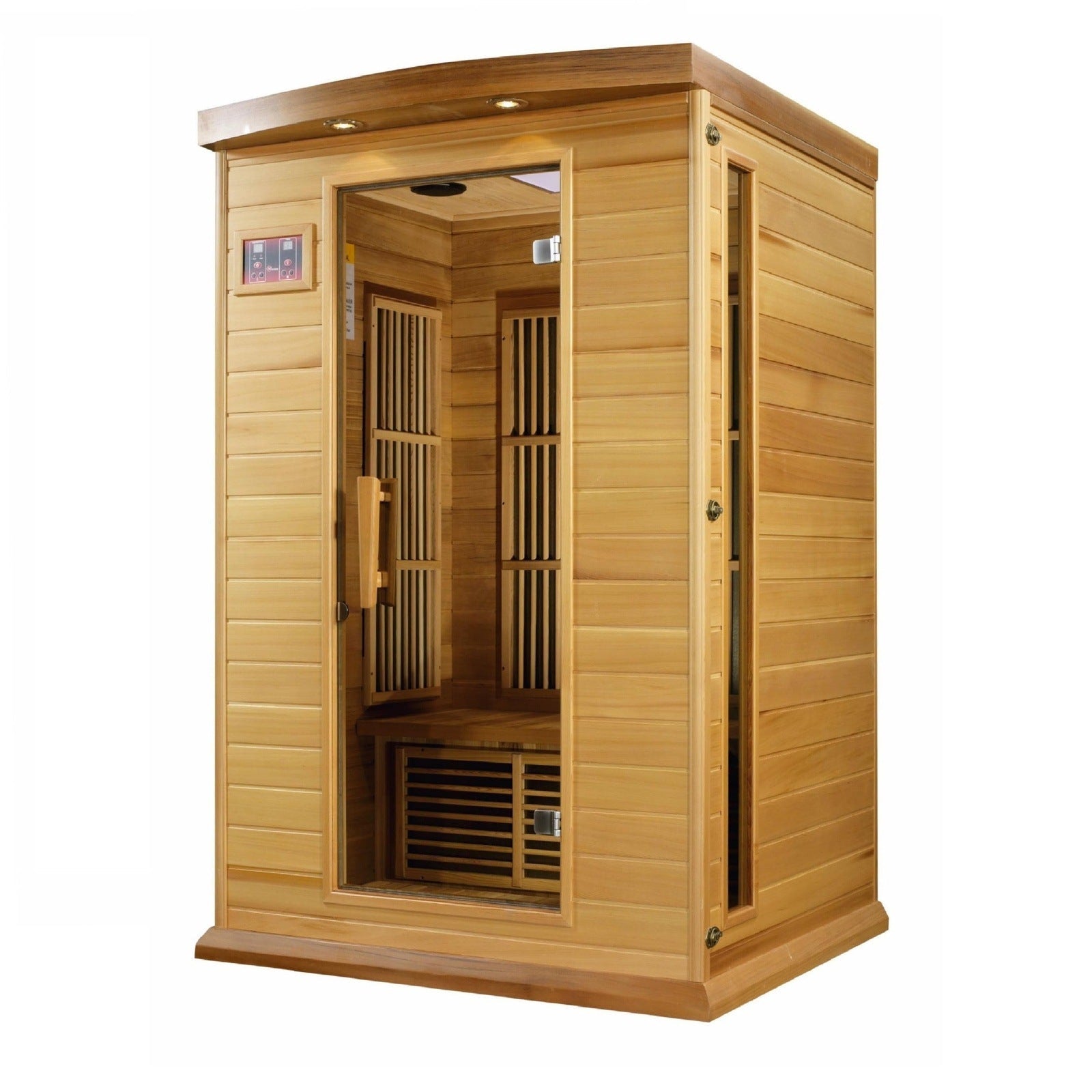 Maxxus 2-Person Low EMF Under 8MG FAR Infrared Sauna Canadian Red Cedar