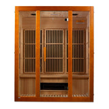 Maxxus Alpine 3-Person Low EMF Under 8MG FAR Infrared Sauna Canadian Hemlock