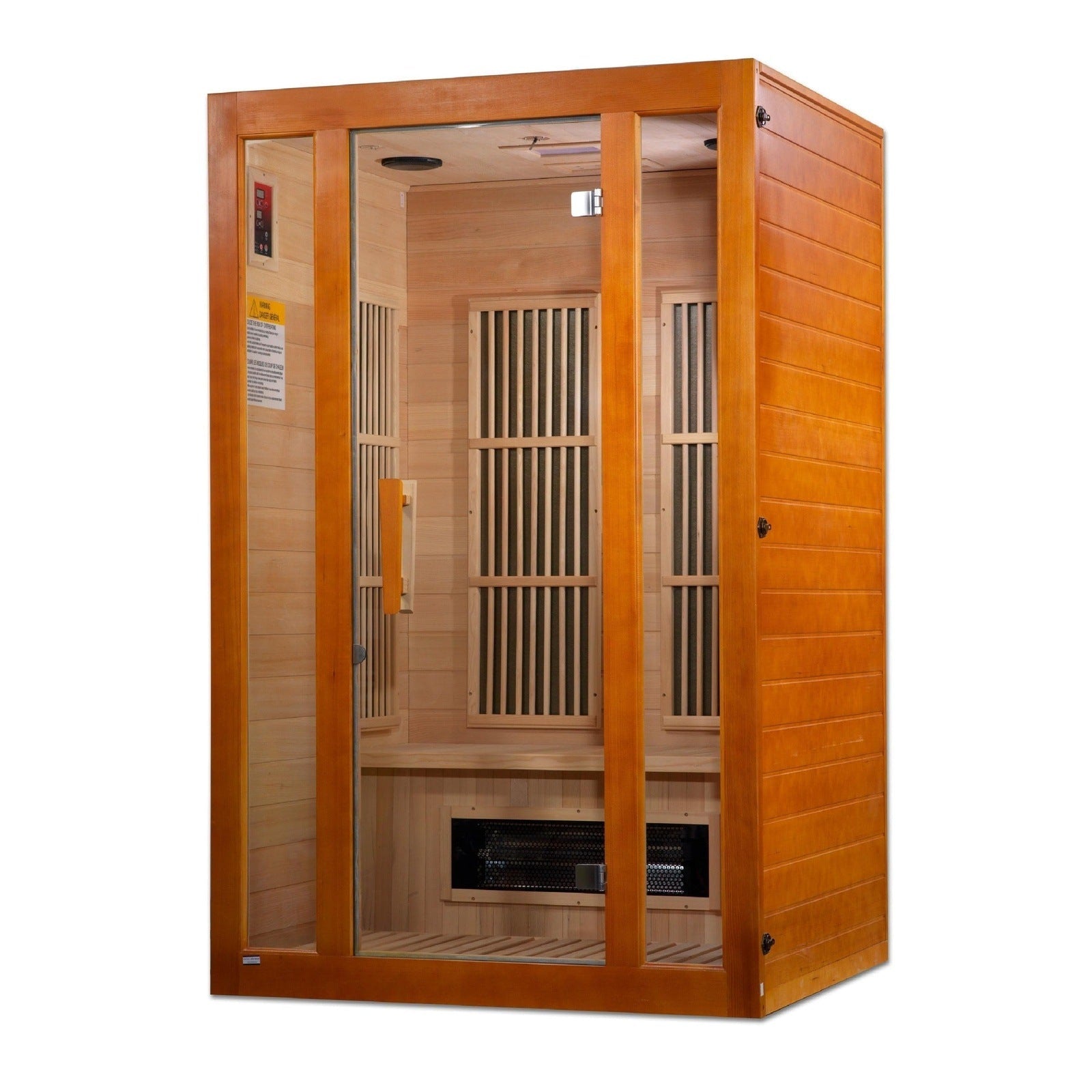 Maxxus Aspen 2-Person Low EMF Under 8MG FAR Infrared Sauna Canadian Hemlock