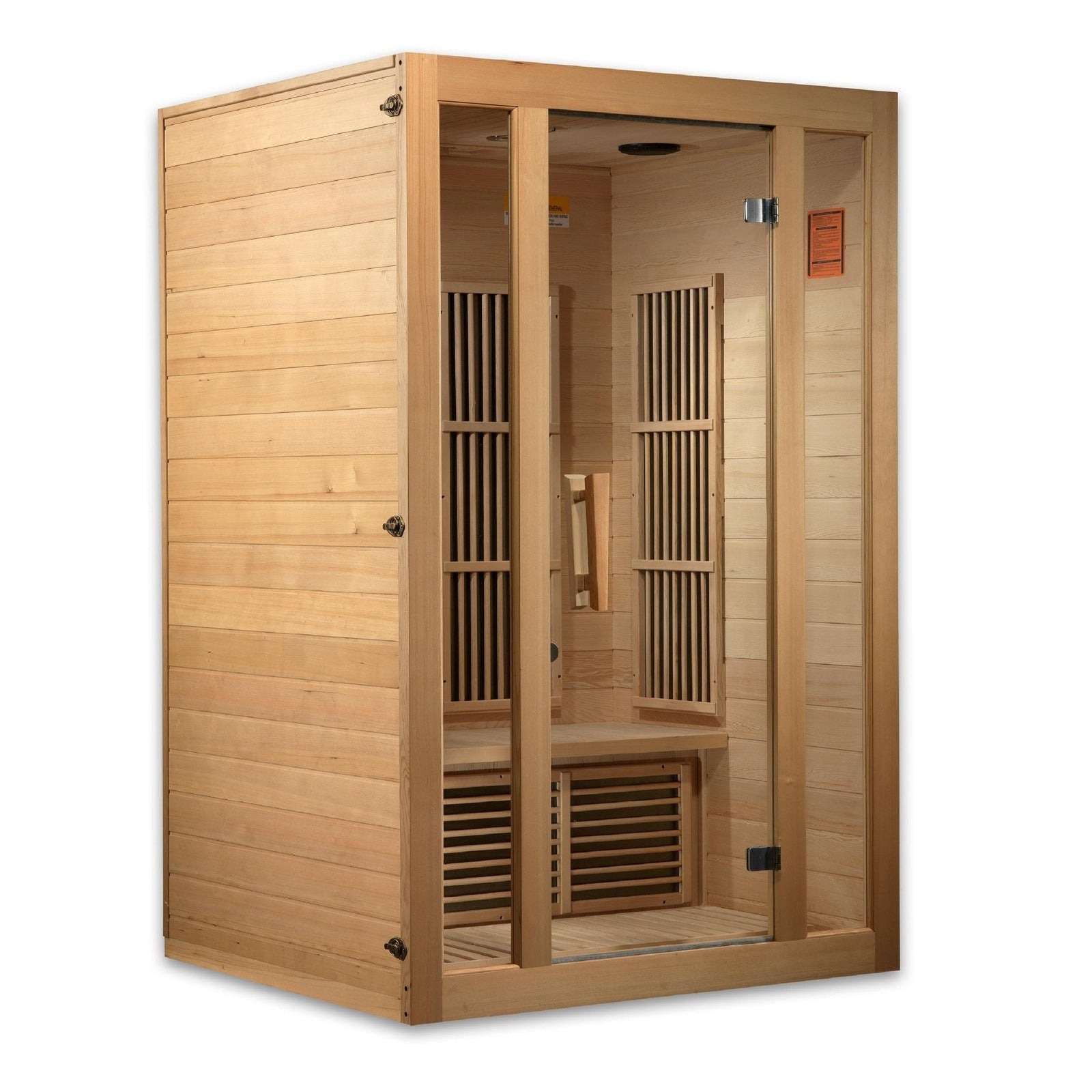 Maxxus Seattle 2-Person Low EMF Under 8MG FAR Infrared Sauna Canadian Hemlock