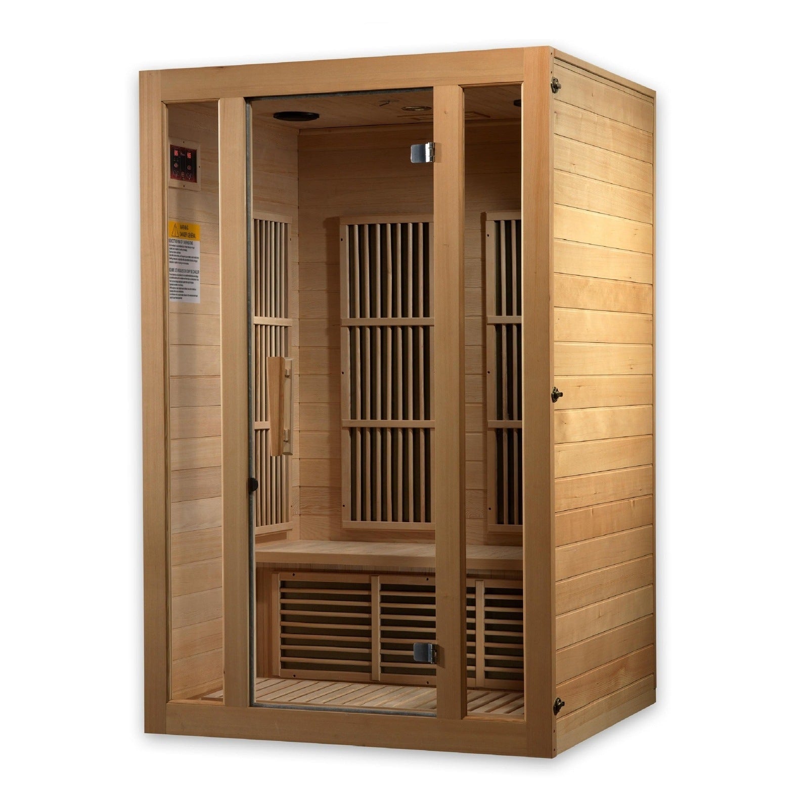 Maxxus Seattle 2-Person Low EMF Under 8MG FAR Infrared Sauna Canadian Hemlock