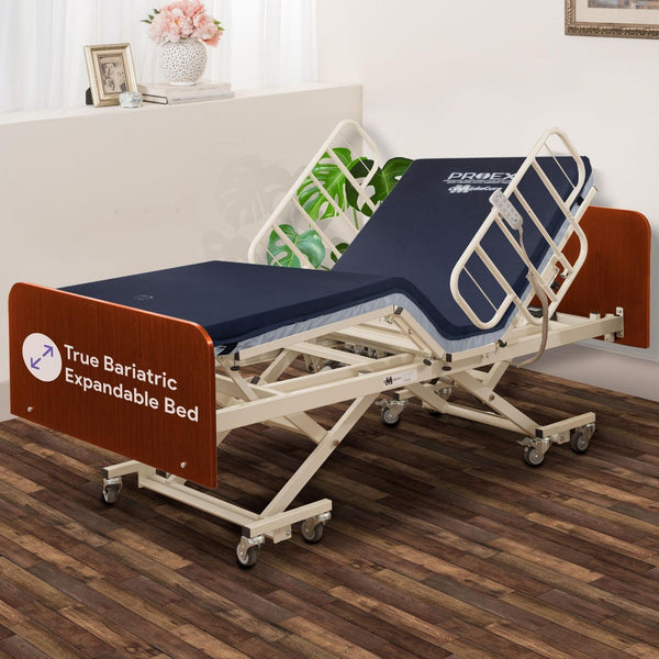 Medacure Adjustable Bariatric Hospital Bed - 750lbs Cap