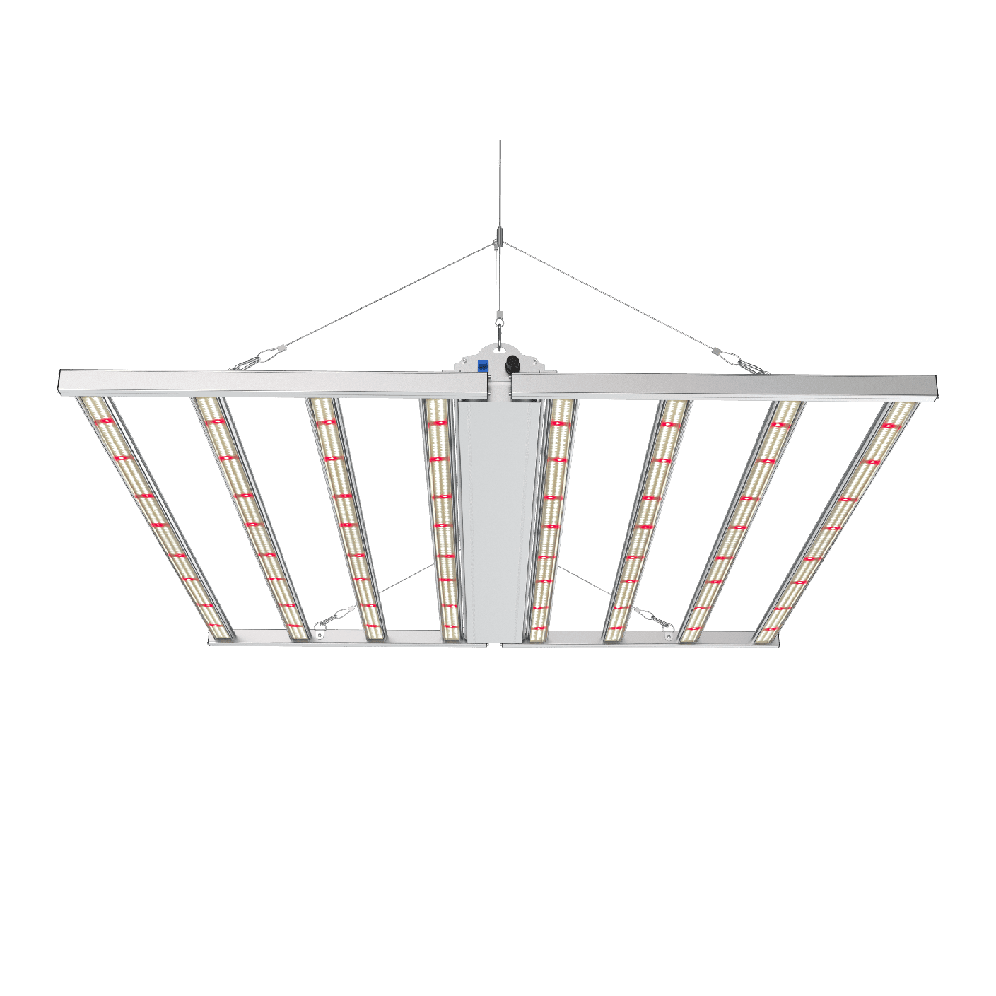 Medic Grow Fold-8 Full Spectrum LED Grow Lights for Indoor Plants - 760W, Full Spectrum, 4X4, 5X5, High PPFD, AC 110-277V