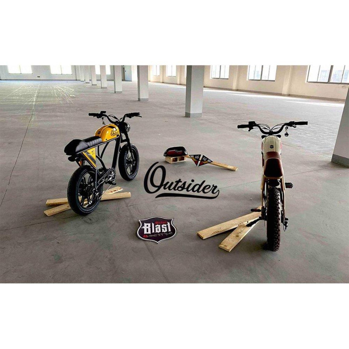 Michael Blast 750W Outsider Fat Tire Electric Bike - EB-OUT750W-BK
