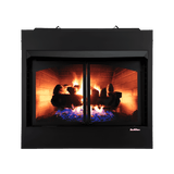 Buck Stove Model ZCBBXL Vent Free Builder Series Gas Firebox with Oak Logs