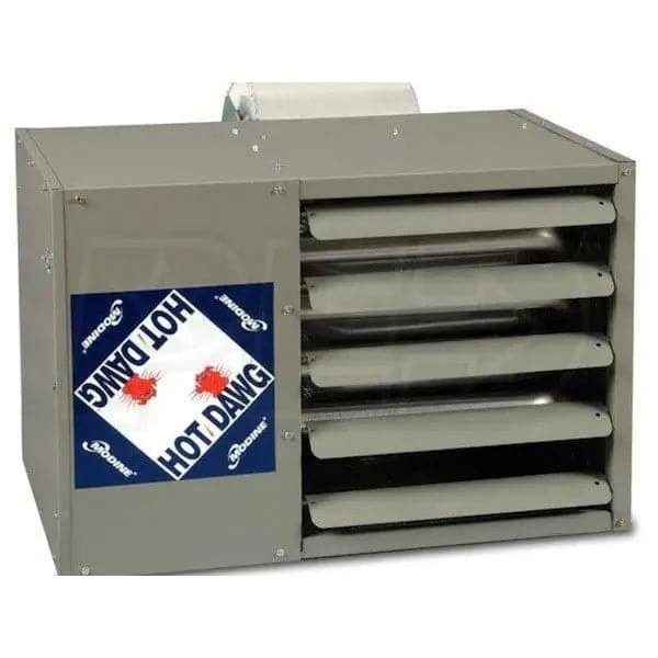 Modine Hot Dawg Garage Heater - 60K BTU/Direct Spark Ignition/LP/Separated Combustion/Blower/Single Stage w/Aluminized Steel Heat Exchanger