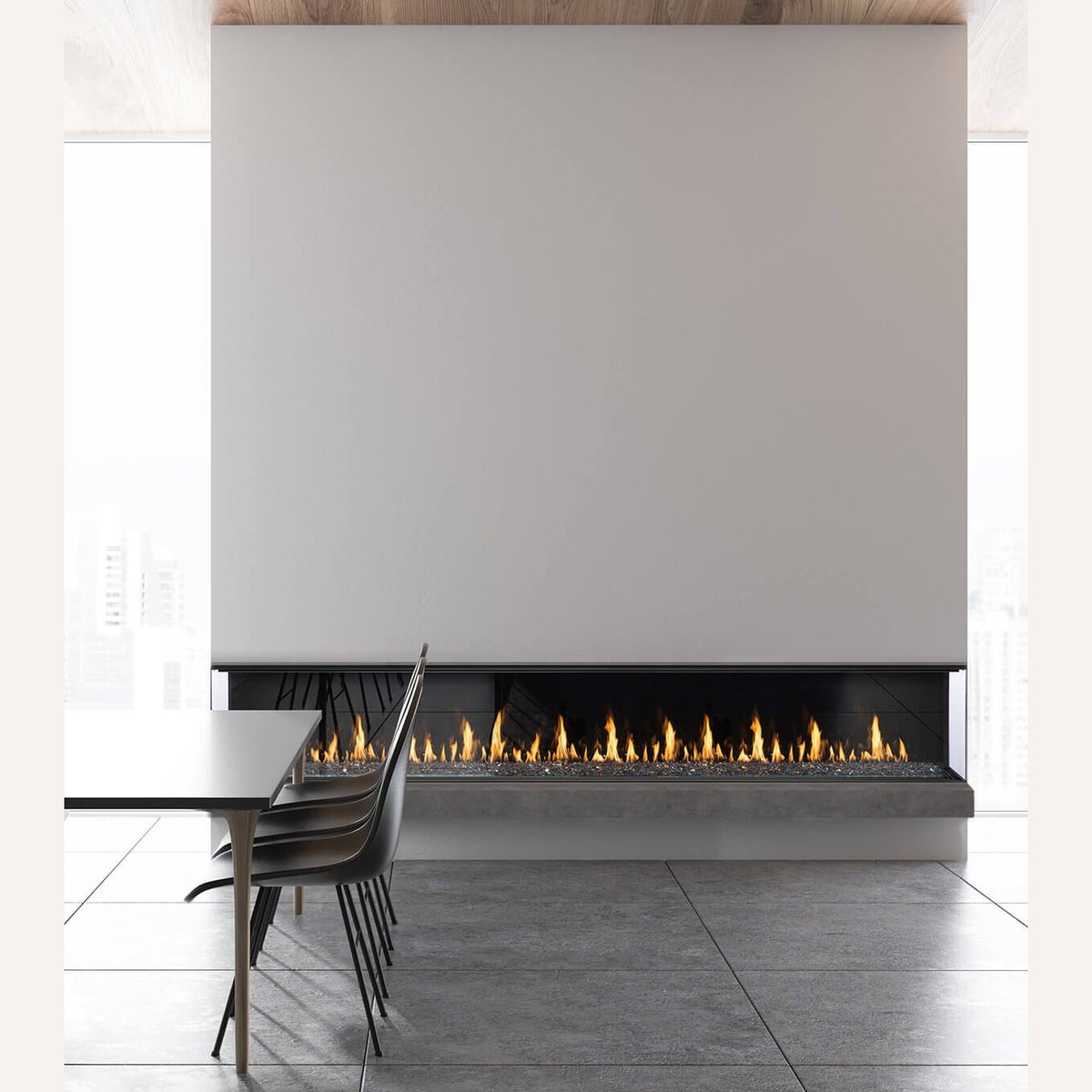 Montigo Prodigy Series 6' Bay Fireplace