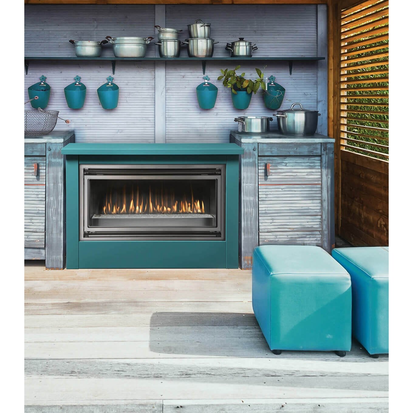 Montigo Mahana Outdoor Gas Fireplace - PL42VONE