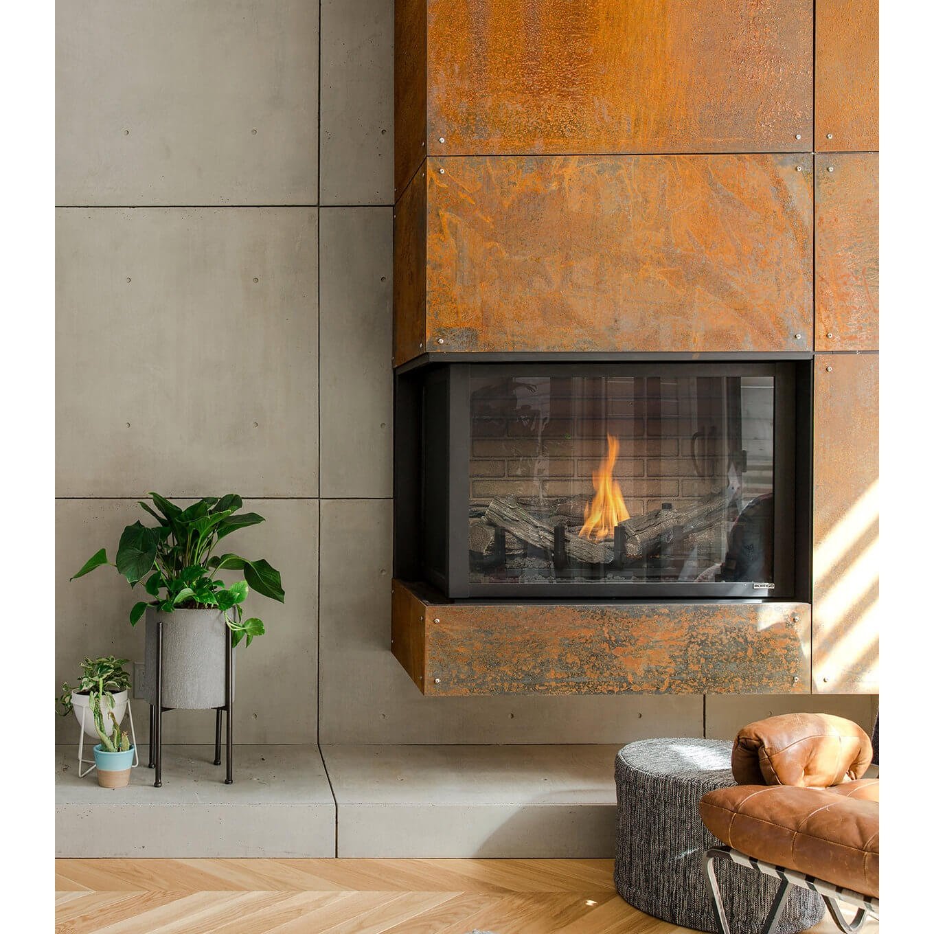 Montigo Divine Corner Gas Fireplace - H38C_I-2