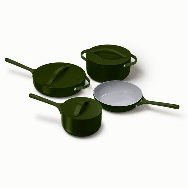 Caraway x Tan France Monochrome Cookware Set in Moss - Backyard Provider