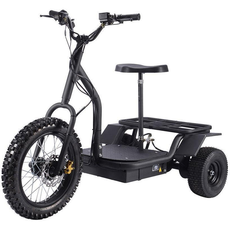 MotoTec 48V/12Ah 1200W Transportation 3-Wheel Mobility Scooter MT-TRK-1200