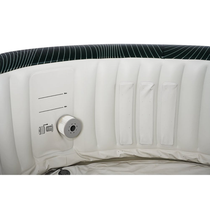 MSPA COMFORT Meteor Round 6 Person Inflatable Hot Tub Spa