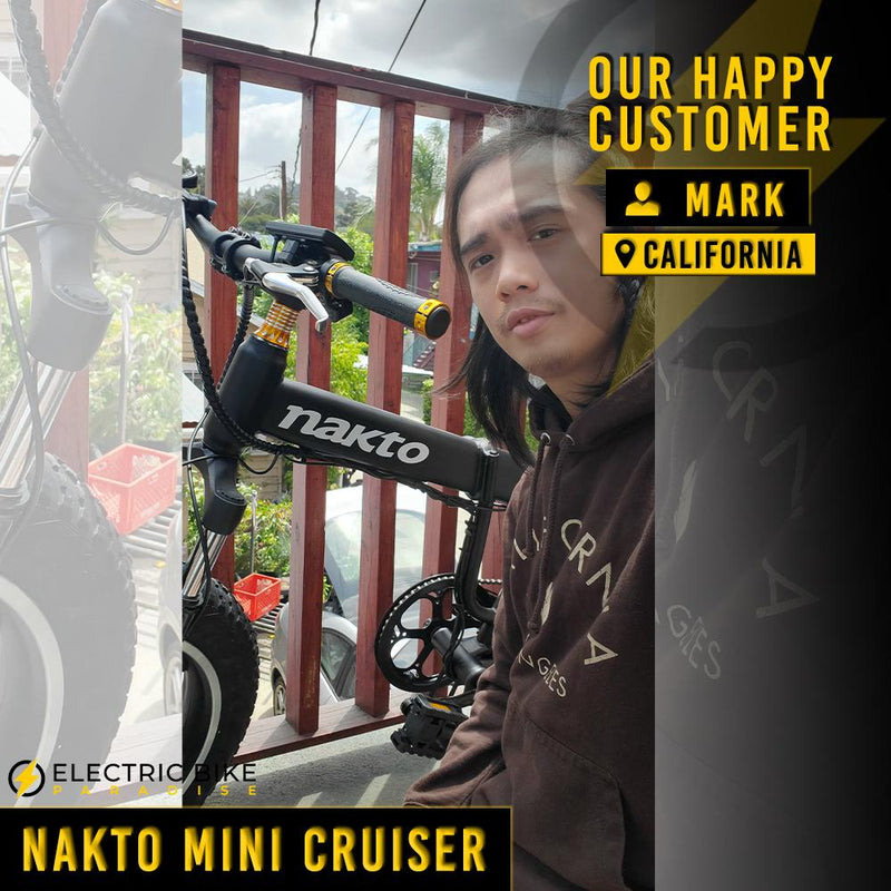 Nakto Cruiser Mini 36V/10Ah 300W Fat Tire Electric Bike