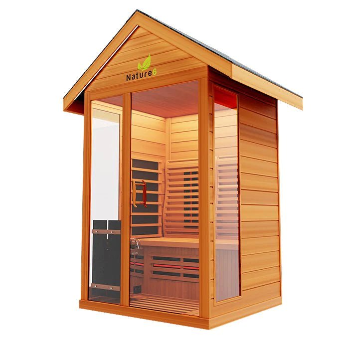 Medical SaunaNature 6 Sauna - 3 Person Outdoor Infrared Sauna