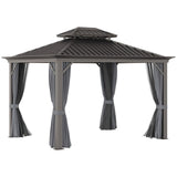 Outsunny 10x12 Hardtop Gazebo - 84C-204