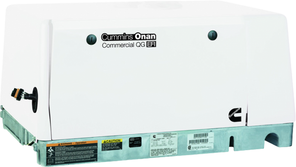 Cummins Onan QG 5500 5.5kW Generator 5.5HGJAD-2274+ Commercial Mobile Gas Single Phase 120 Volt Air Cooled EVAP New