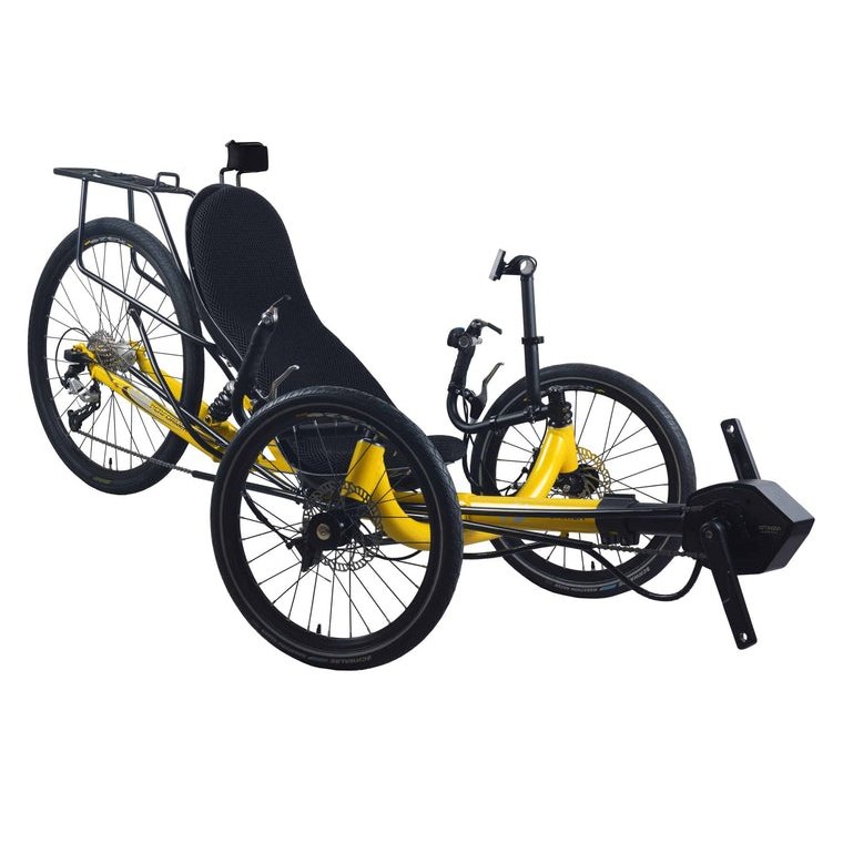 Performer JC-26X ELECTRIC MID DRIVE Rear Suspension Recumbent Trike