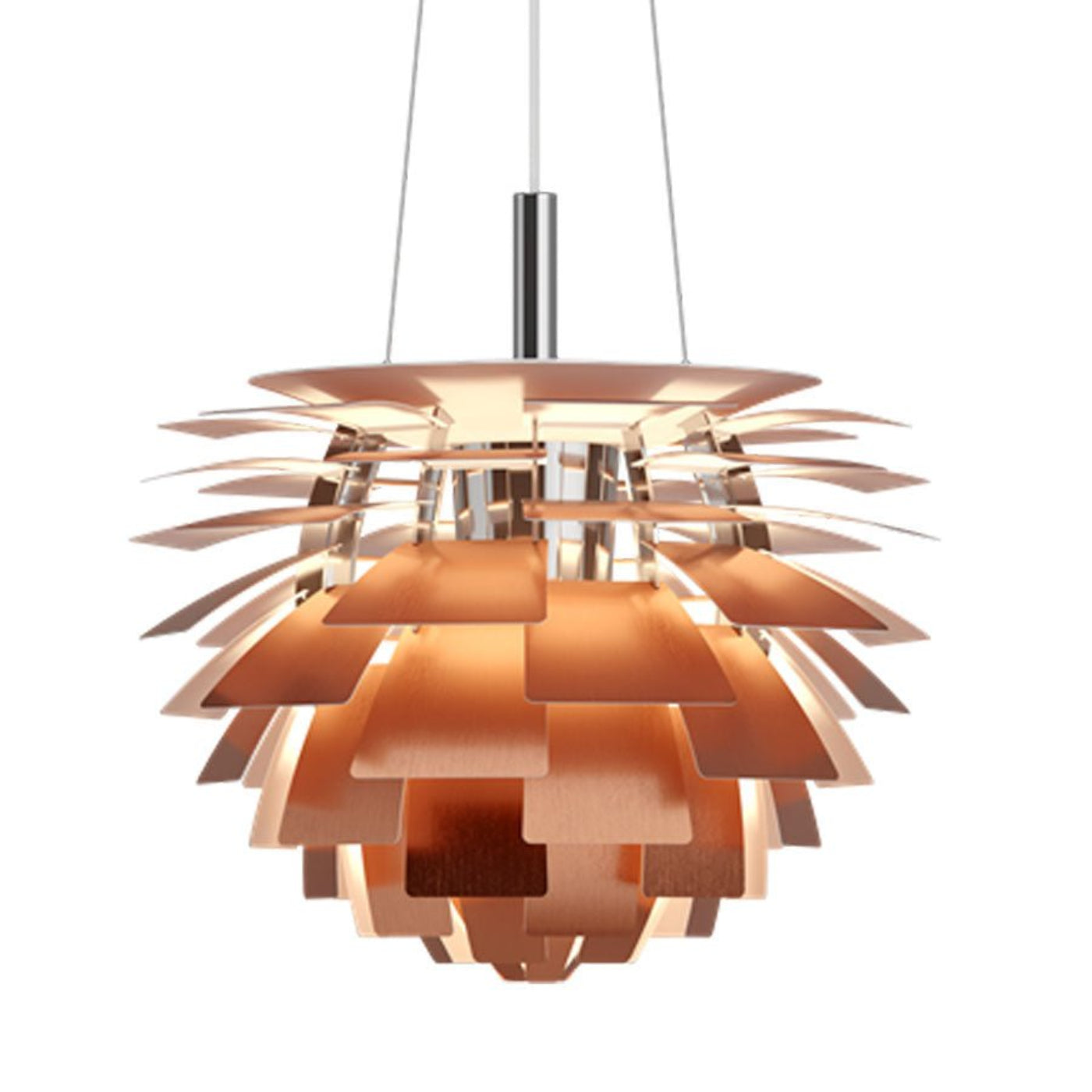 Louis Poulsen PH Artichoke Pendant - Copper/Rose