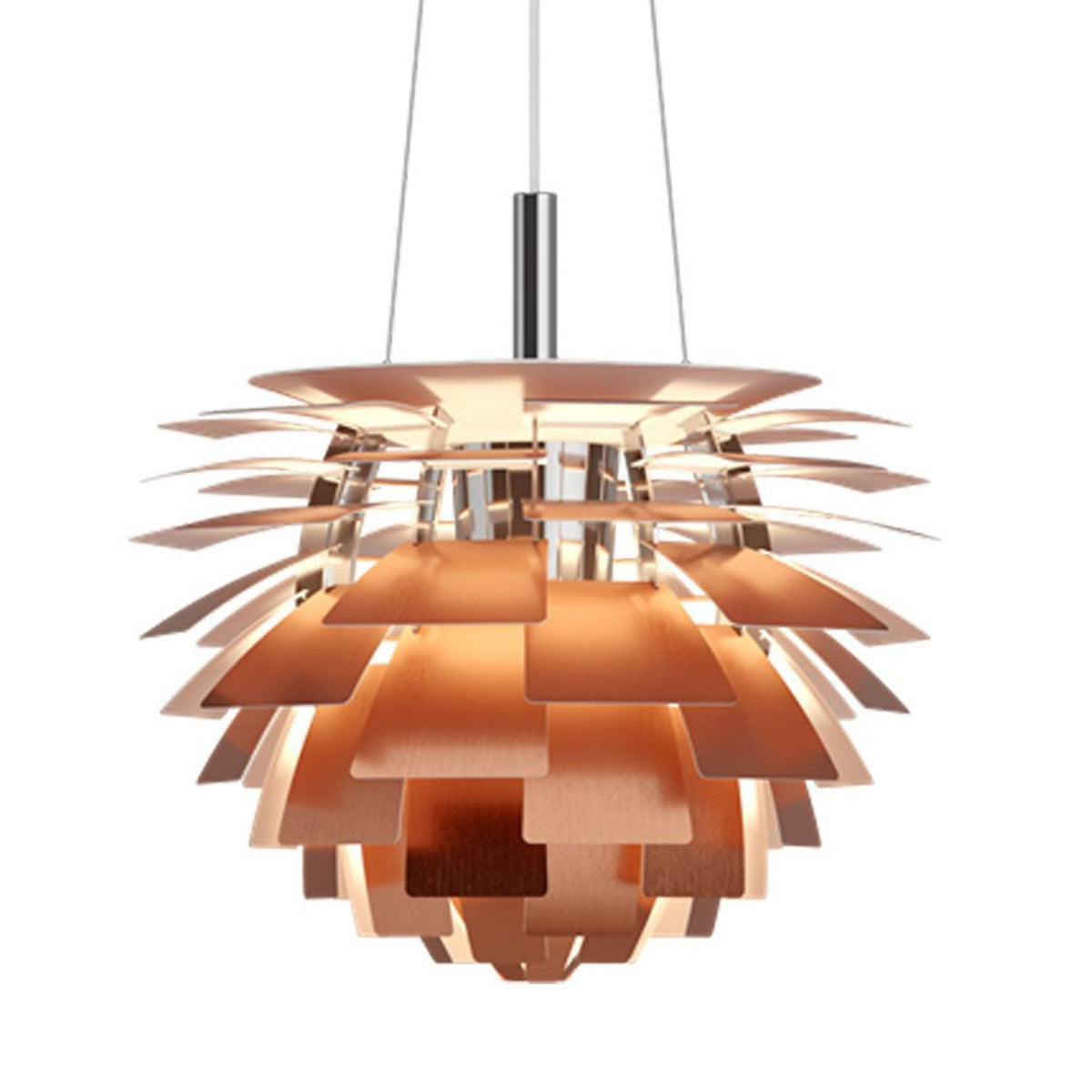 Louis Poulsen PH Artichoke Pendant - Copper/Rose