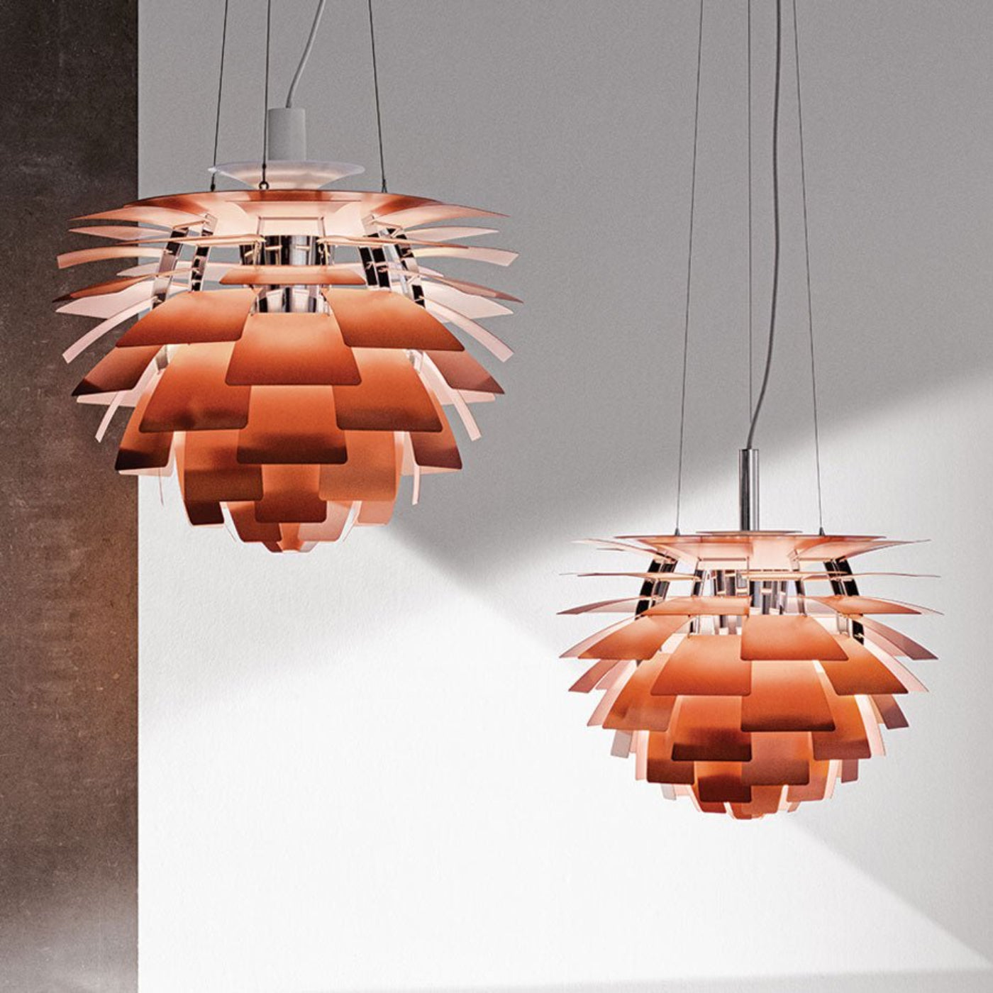 Louis Poulsen PH Artichoke Pendant - Copper/Rose