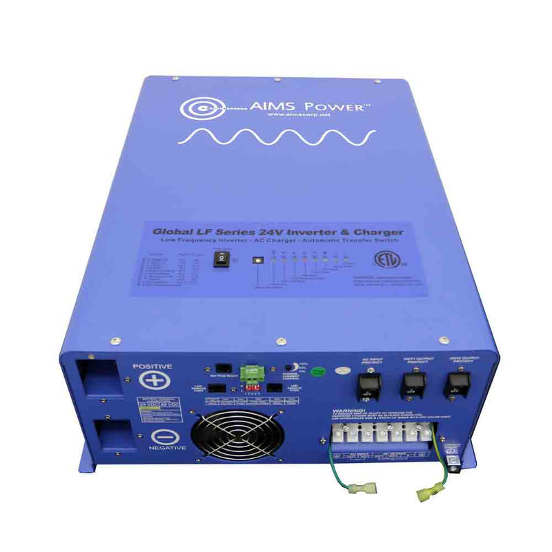 Aims Power 4000 Watt 24V Pure Sine Inverter Charger ETL Listed