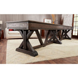 Playcraft Brazos River Pro-Style Shuffleboard Table in Black - SHBRRBLK12