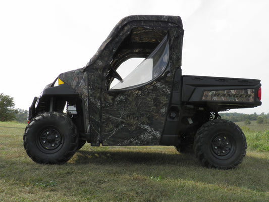 3 Star UTV Polaris Ranger 900/1000 - Full Cab Enclosure for Hard Windshield - POL900-FCF-BLK