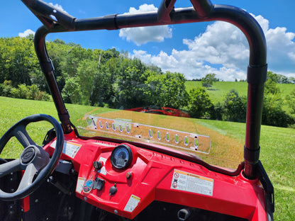 3 Star UTV Polaris RZR 570/800/900 - 1 Pc Scratch-Resistant Windshield with Clamp and Vent Options - POLRZR-GX1-MR1
