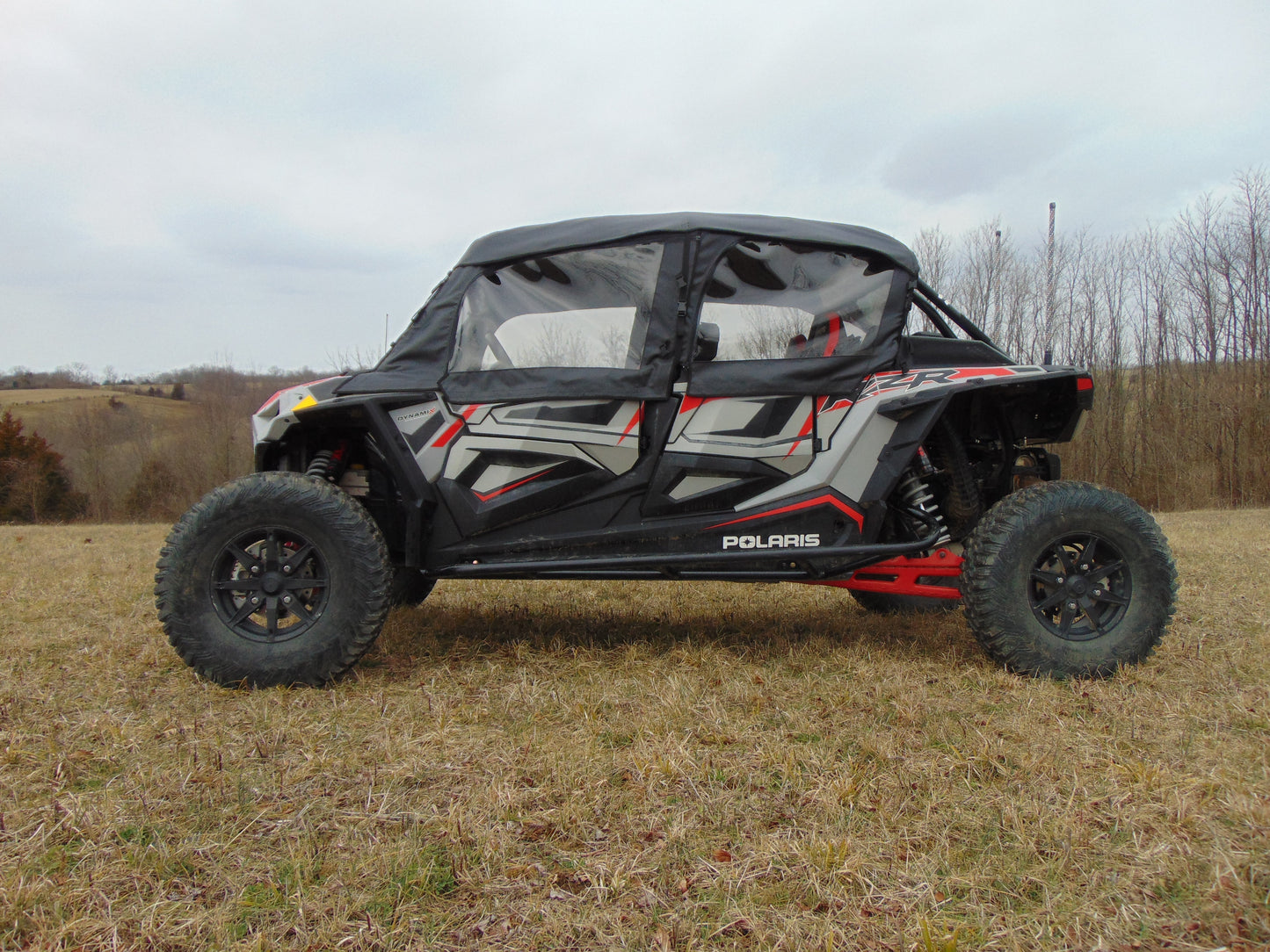 3 Star UTV Polaris RZR XP 4 1000/XP 4 Turbo - Full Cab Enclosure For Hard Windshield - RZR104-FCH-BLK