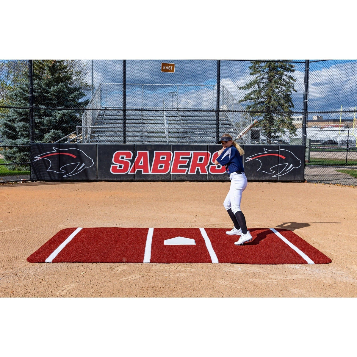 Portolite 12’x6’ SpikeTek Full Batter's Mats