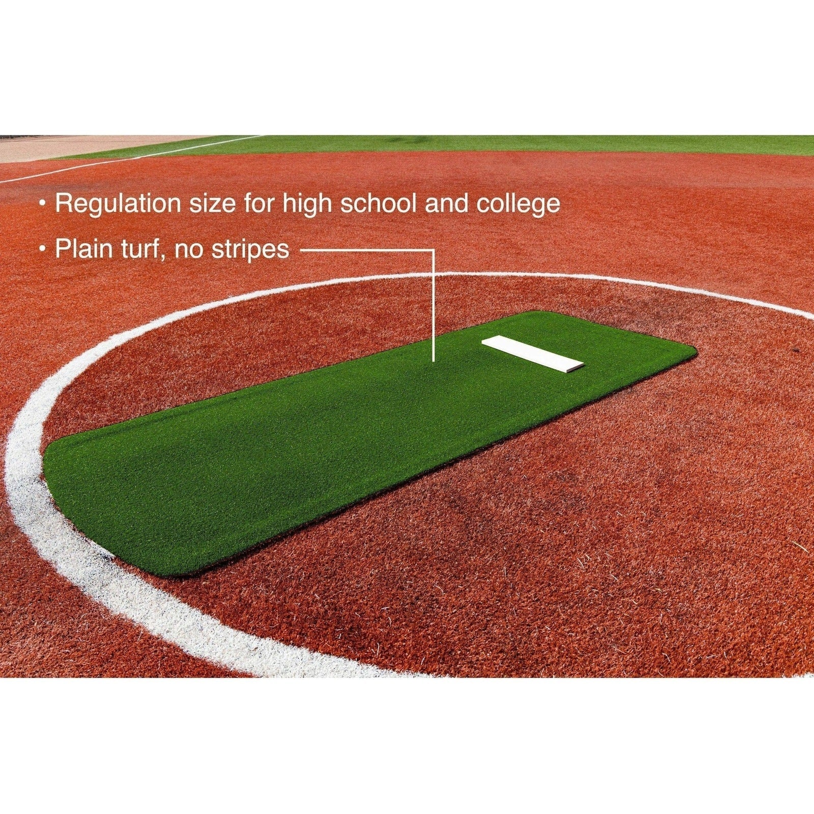 Portolite Long Spiked Fastpitch Softball Pitching Mat SP1036