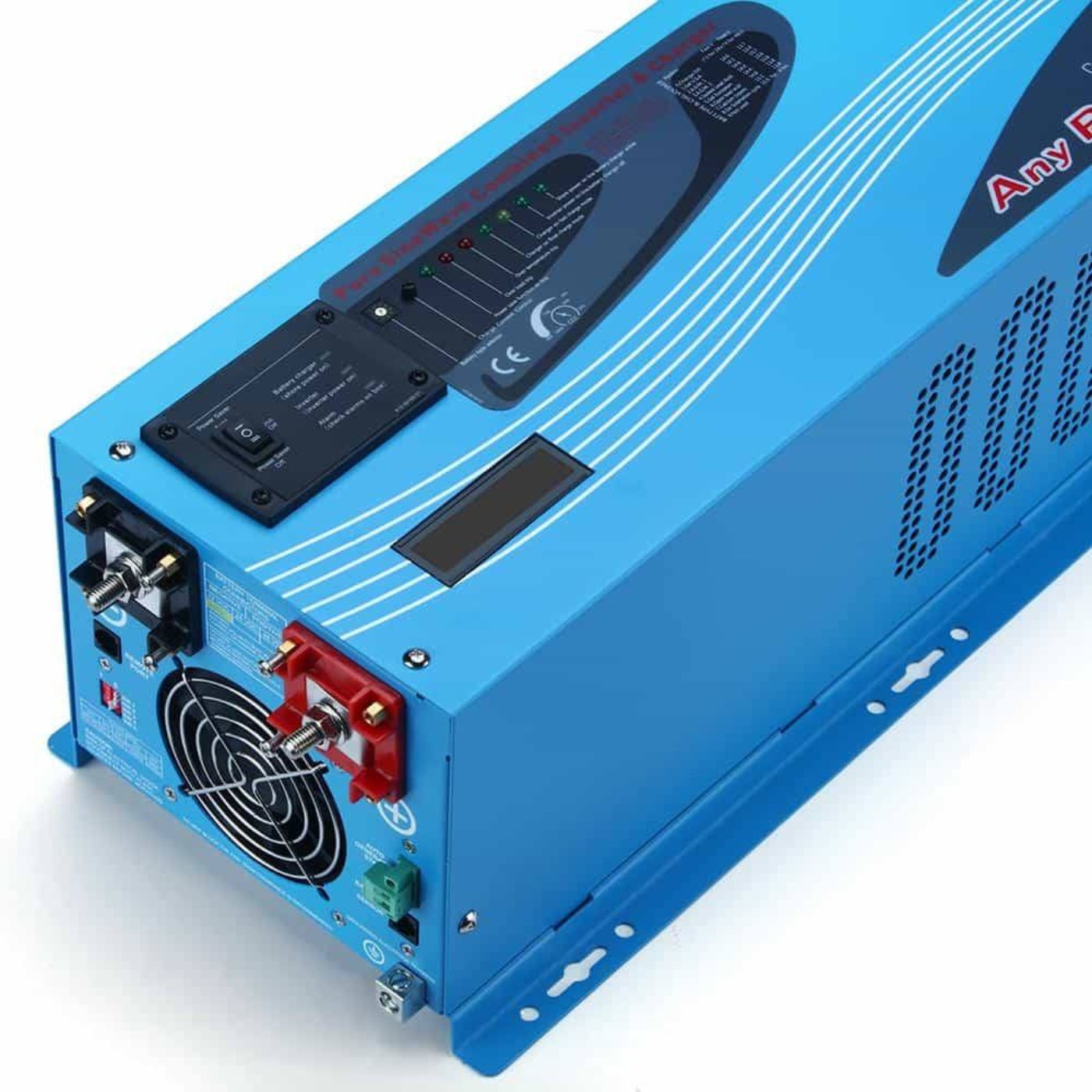 3000W DC 24V Pure Sine Wave Inverter With Charger - LFP3K24V120VSG