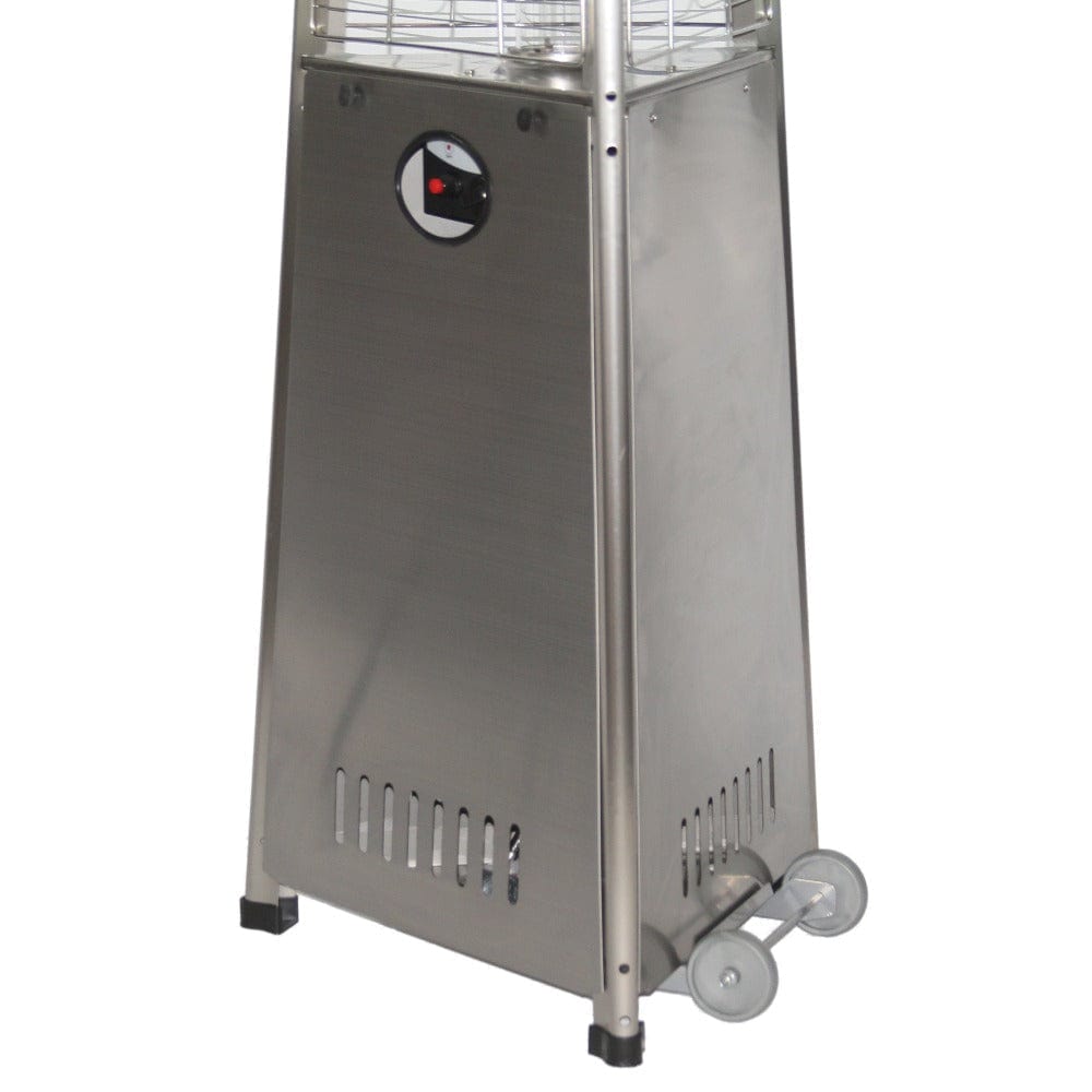 RADtec 93-Inch Tall Stainless Steel Pyramid Natural Gas Patio Heater 93-NTR-GAS-PYR